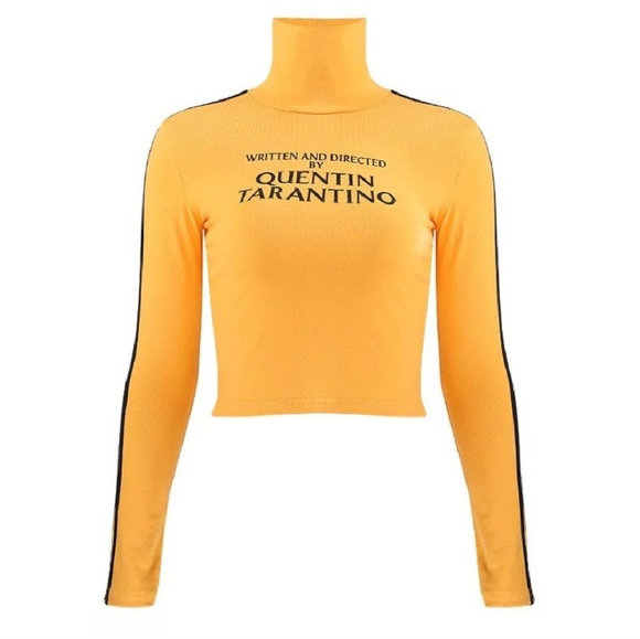 New with tags yellow Quentin Tarantino half/shirt - Picture 6 of 8